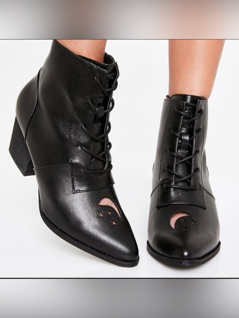 YRU Black Aura Celestial Boots